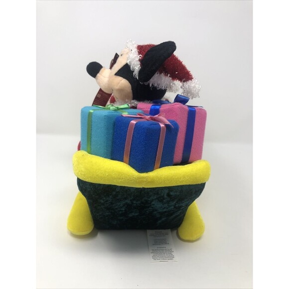 Mickey & Minnie Dancing Sleigh Plush Sings Jingle Bells Singing Moving TAGS READ - Picture 5 of 9